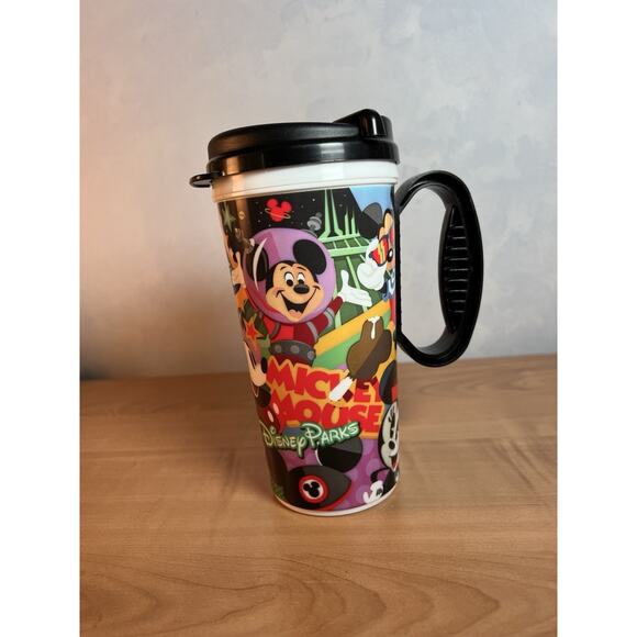 DISNEY PARKS Mickey Mouse Club Travel Resort Mug Coffee Cup Whirley Tumbler - Picture 3 of 6